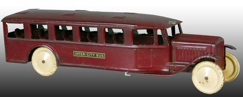 Appraisal: Pressed Steel Steelcraft Inter-City Bus Toy Description - '' L