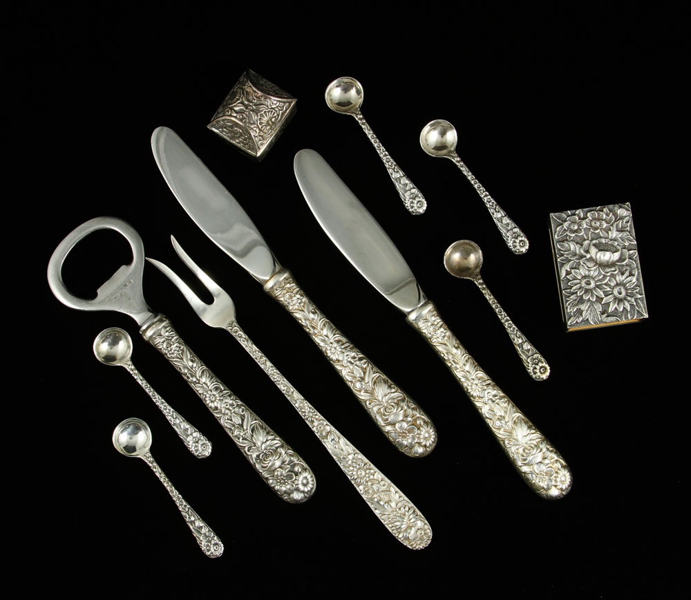 Appraisal: - Pieces of S Kirk Son Sterling Silver Lot of