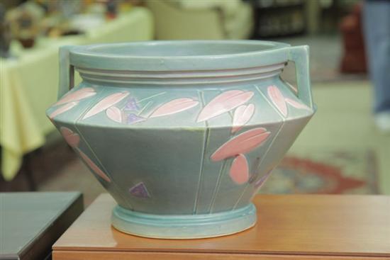 Appraisal: ROSEVILLE JARDINIERE In the Futura patter and marked with the