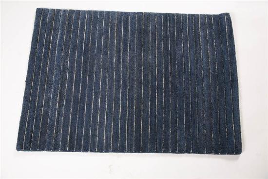 Appraisal: SEA STRIPE Nepal th century Blue ground ' x '