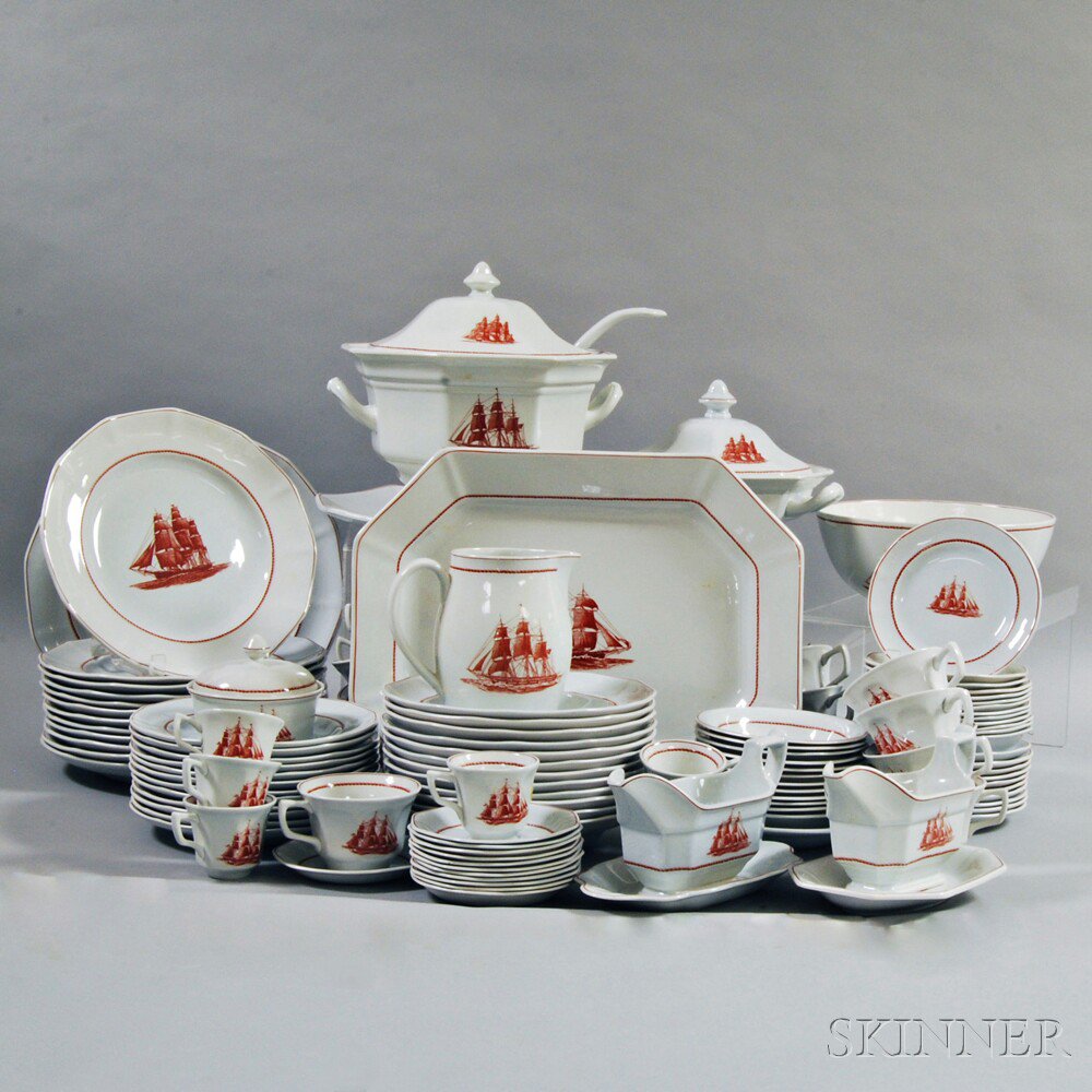 Appraisal: Approximately -piece Wedgwood Flying Cloud Service for Twelve including two