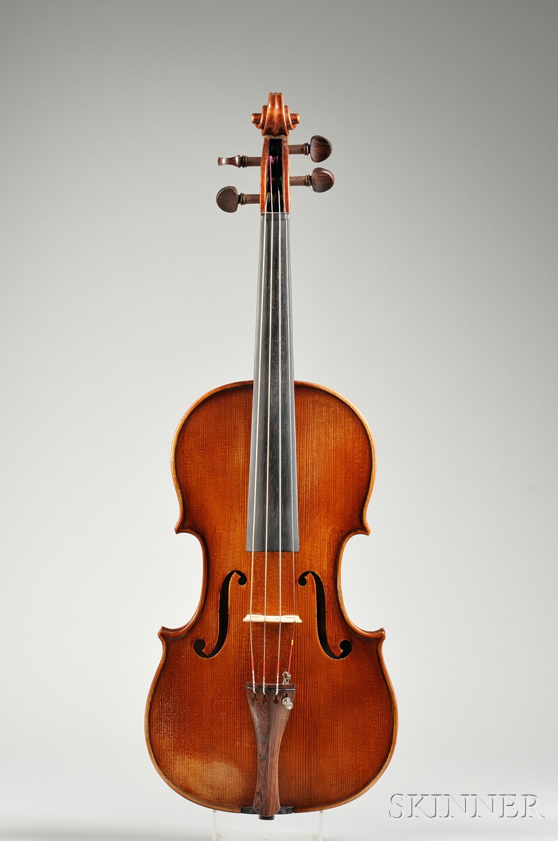 Appraisal: Modern Violin labeled BELLAROSA length of back mm