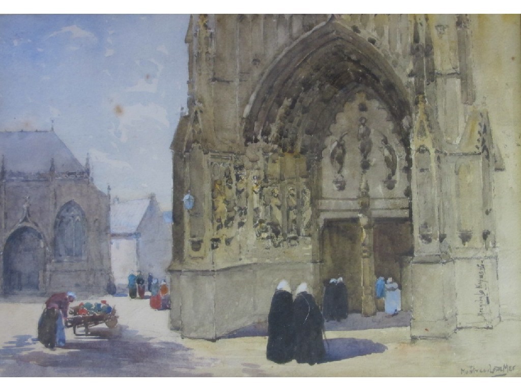 Appraisal: ARCHIBALD KAY RSW - CATHEDRAL OF ST SALVE MONTREVIL Watercolour