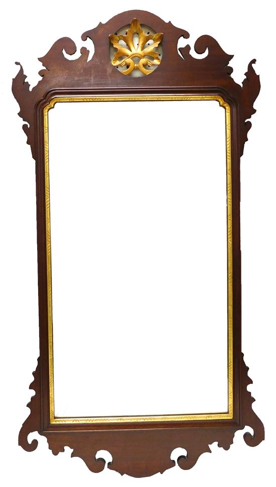 Appraisal: CHOICE AND PRIVILEGE Nathan Margolis Shop Chippendale style wall mirror