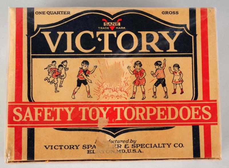 Appraisal: Victory Safety Toy Torpedoes Gross Class Manufactured by Victory Sparkler