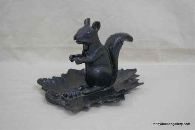 Appraisal: Cast Aluminum Squirrel Figure Nut CrackerThis is a nice and