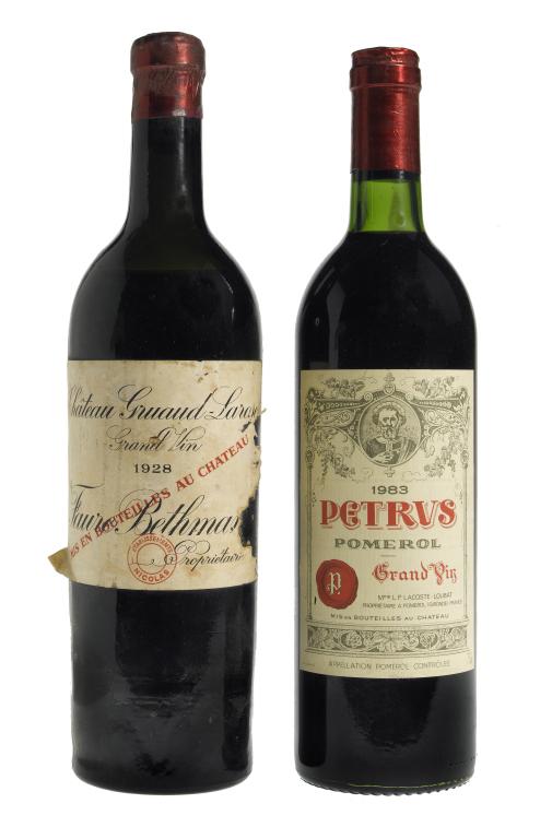 Appraisal: WINE BORDEAUX POMEROL AND SAINT-JULIEN PETRUS AND CH GRUAUD LAROSE