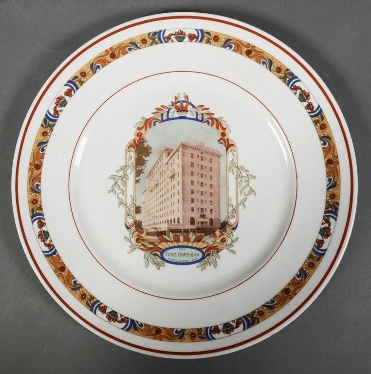 Appraisal: Service plate from the Fort Harrison Hotel in Clearwater Measures