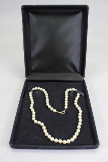 Appraisal: Pearl Form Necklace w k Clasp Pearl Form Necklace w