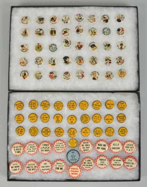 Appraisal: Lot of Comic Character Advertising Pins Condition Excellent Plus -