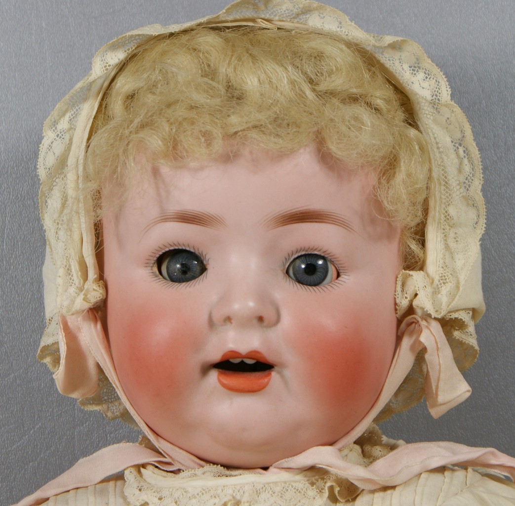 Appraisal: Porzellanfabrik-Burggrub bisque head baby doll German head incised Porzellanfabrik-Burggrub Germany