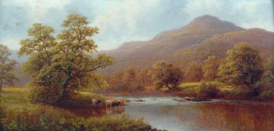 Appraisal: WILLIAM MELLOR - Rydal Lake from Loughrigg Westmorland and On