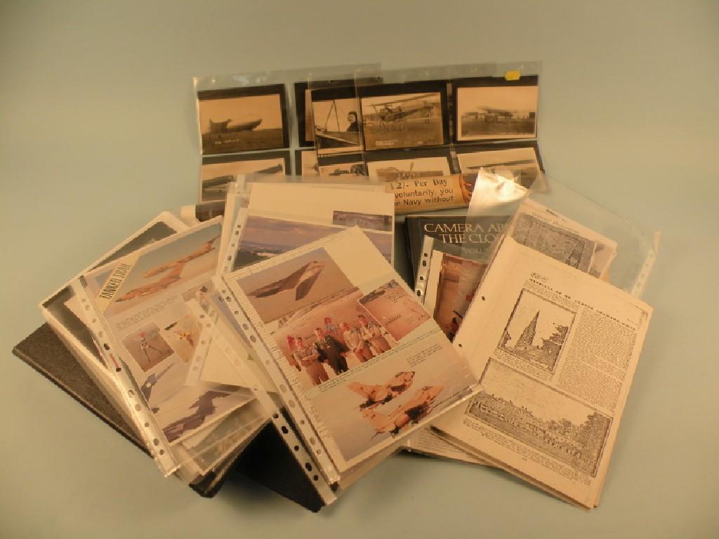 Appraisal: A quantity of early thC and later postcards of bi-planes