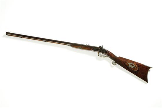 Appraisal: PERCUSSION DOUBLE BARREL RIFLE American th century Unusual small size