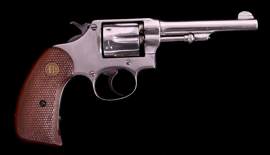 Appraisal: Smith Wesson Long Hand Ejector D A Revolver Included in