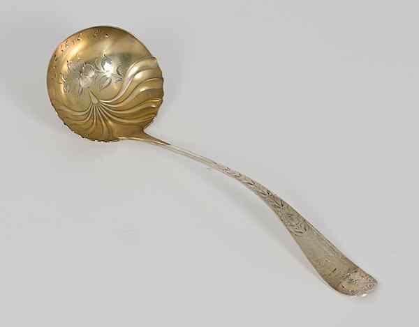 Appraisal: Towle Sterling Ladle American A sterling ladle with pierced design