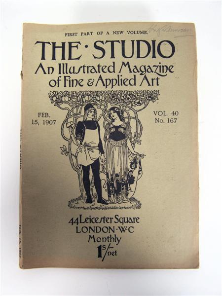 Appraisal: THE STUDIO AN ILLUSTRATED MAGAZINE OF FINE AND APPLIED ART