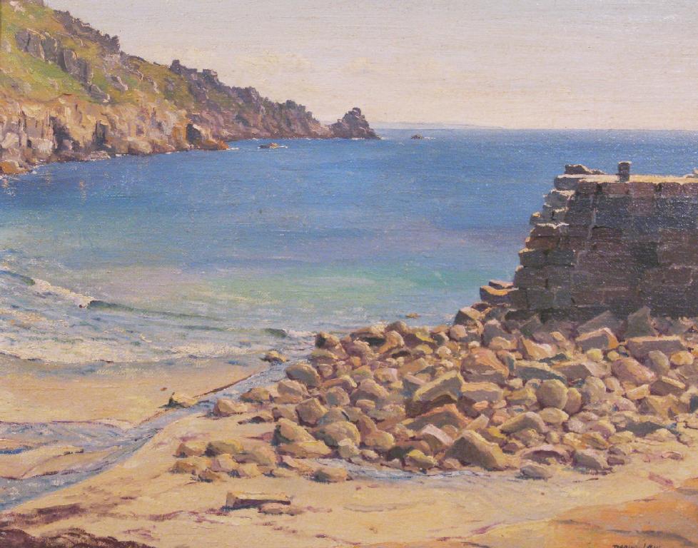 Appraisal: DENYS MAURICE ORLANDO PRIDEAUX LAW - Low Tide Lamorna Cove