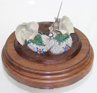 Appraisal: Dave McGary American - Home Sweet Home Polychrome bronze featuring