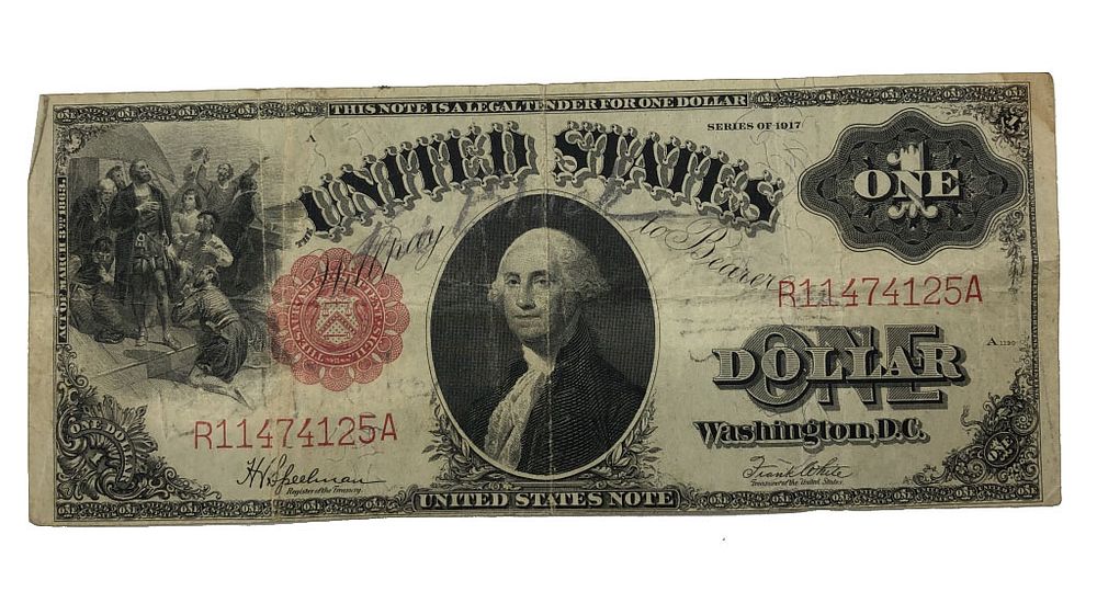 Appraisal: One Dollar United States Large Note Currency Legal Tender US