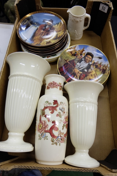 Appraisal: A collection of pottery to include Wedgwood vases jugs Masons