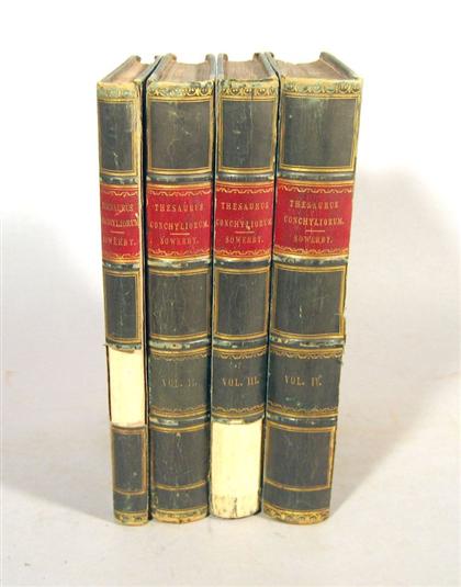 Appraisal: vols Sowerby G eorge B et al editors Thesaurus Conchyliorum