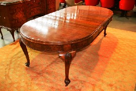 Appraisal: A D-end dining table by E H for Beard Watsons