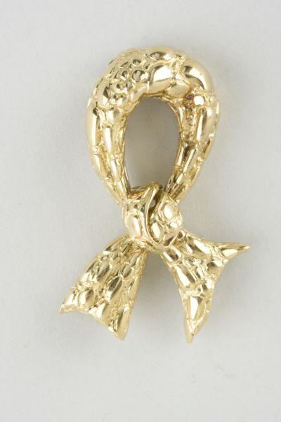 Appraisal: KT Tiffany Co Bow Shaped Brooch brooch with bright and