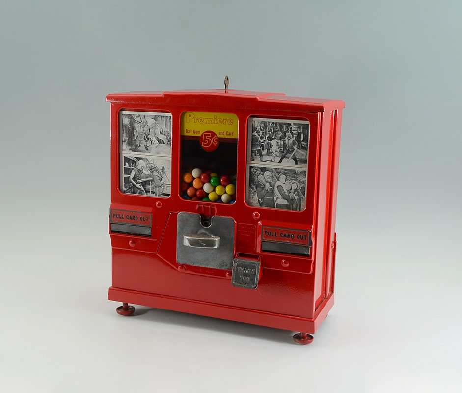 Appraisal: 'S PREMIERE GUM AND CARD VENDOR MACHINE cent bubble gum