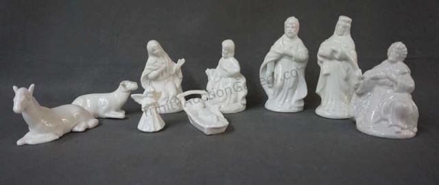 Appraisal: Includes Mary Joseph Infant Jesus Wise Men Angel and two