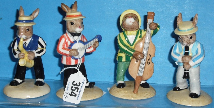 Appraisal: Royal Doulton Bunnykins Figures from the Jazz Band Collection Clarinet