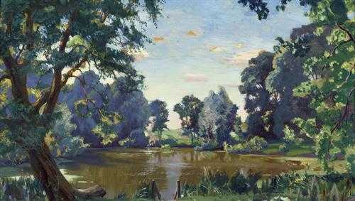 Appraisal: RYLOV ARKADIJ A Istobenskoe - or Leningrad Landscape with pond