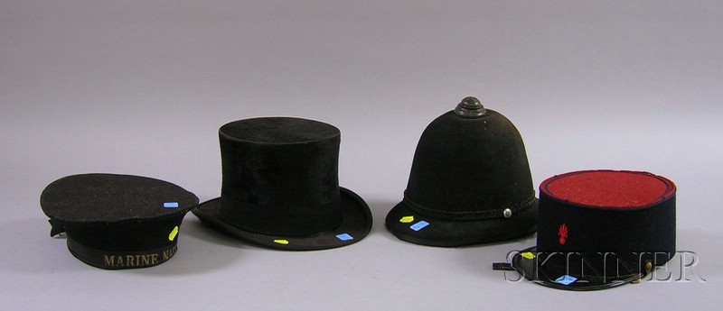 Appraisal: Four Vintage Hats including a Bobbi by Hand The Hatter