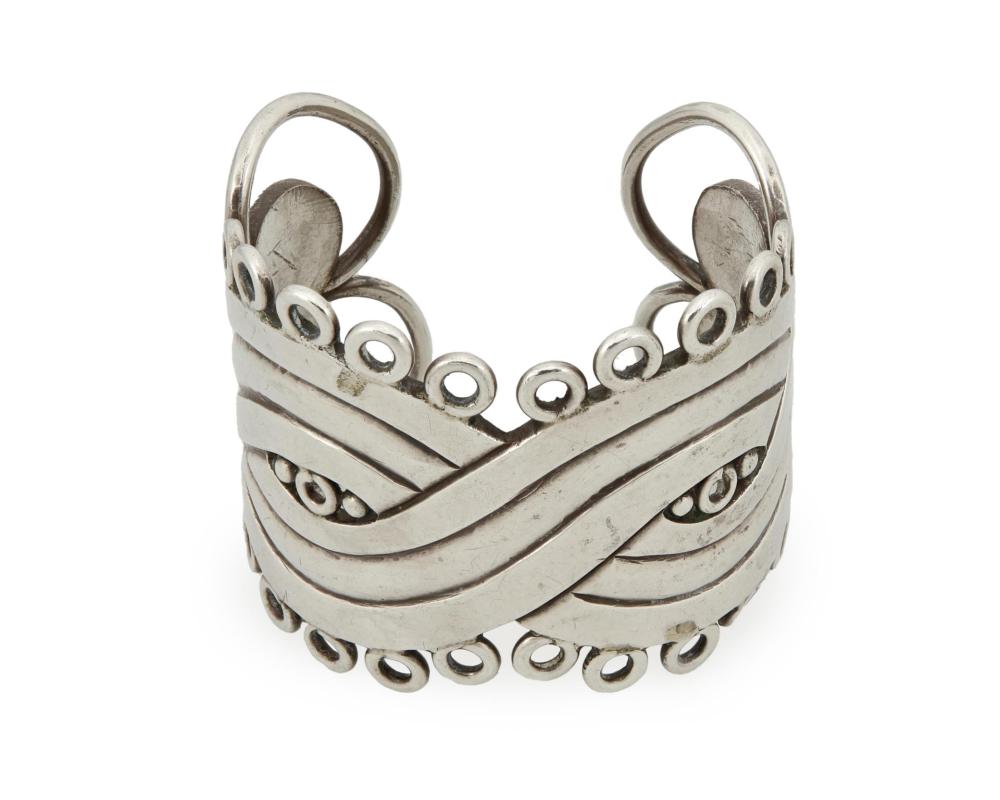 Appraisal: A William Spratling silver cuff bracelet William Spratling - Circa