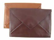 Appraisal: Two leather envelope wallets by Jean Morlaix La Bagagerie x