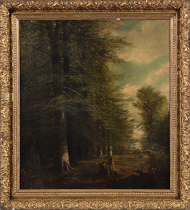 Appraisal: OUTSTANDING LANDSCAPE ATTRIBUTED TO W M SNYDER AMERICAN- - oil