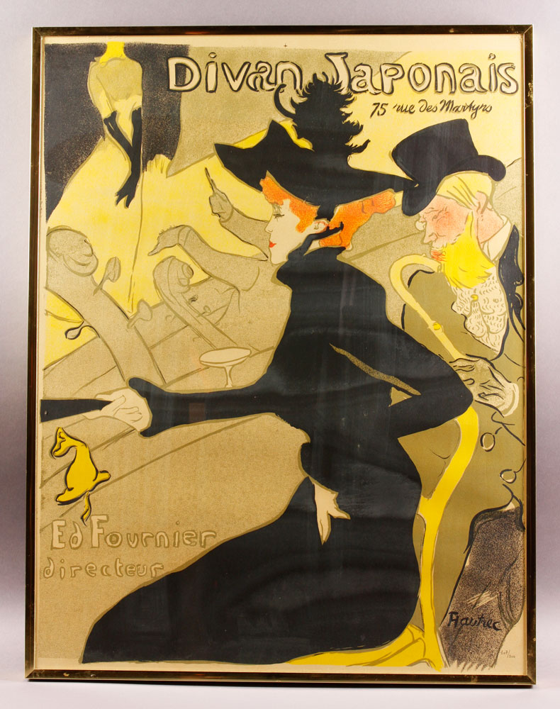 Appraisal: - Toulouse-Lautrec Duran Japonaise Lithographic Poster Henri de Toulouse Lautrec