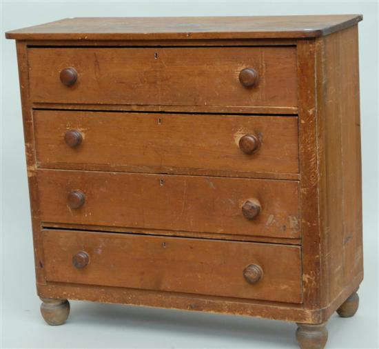 Appraisal: AMERICAN FOUR DRAWER CHEST