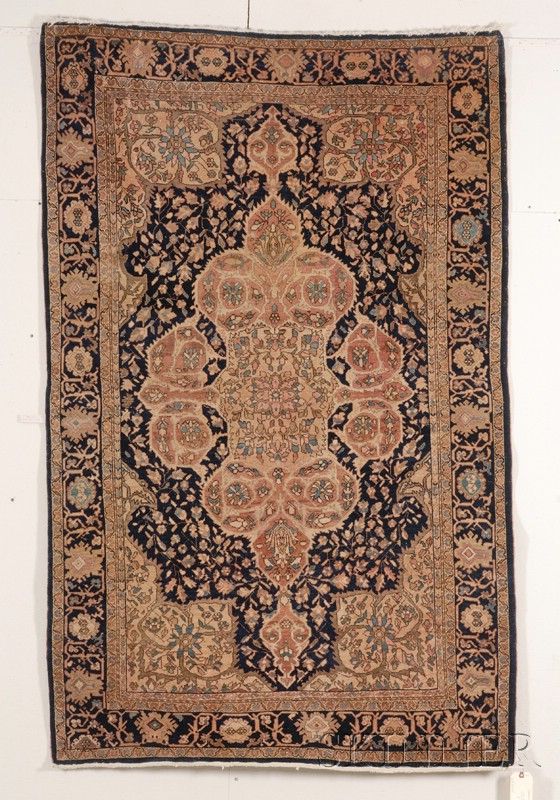 Appraisal: Sarouk Rug West Persia late th century ft in x