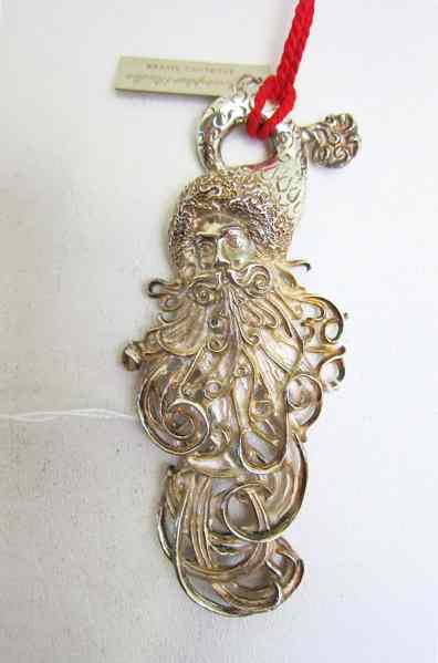 Appraisal: CHRISTOPER RADKO STERLING CHRISTMAS ORNAMENT ''Winter Spirit '' limited edition