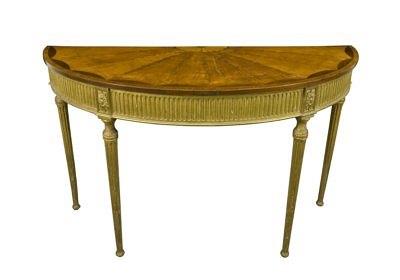 Appraisal: A mid th Century Adam period satinwood and gilt wood