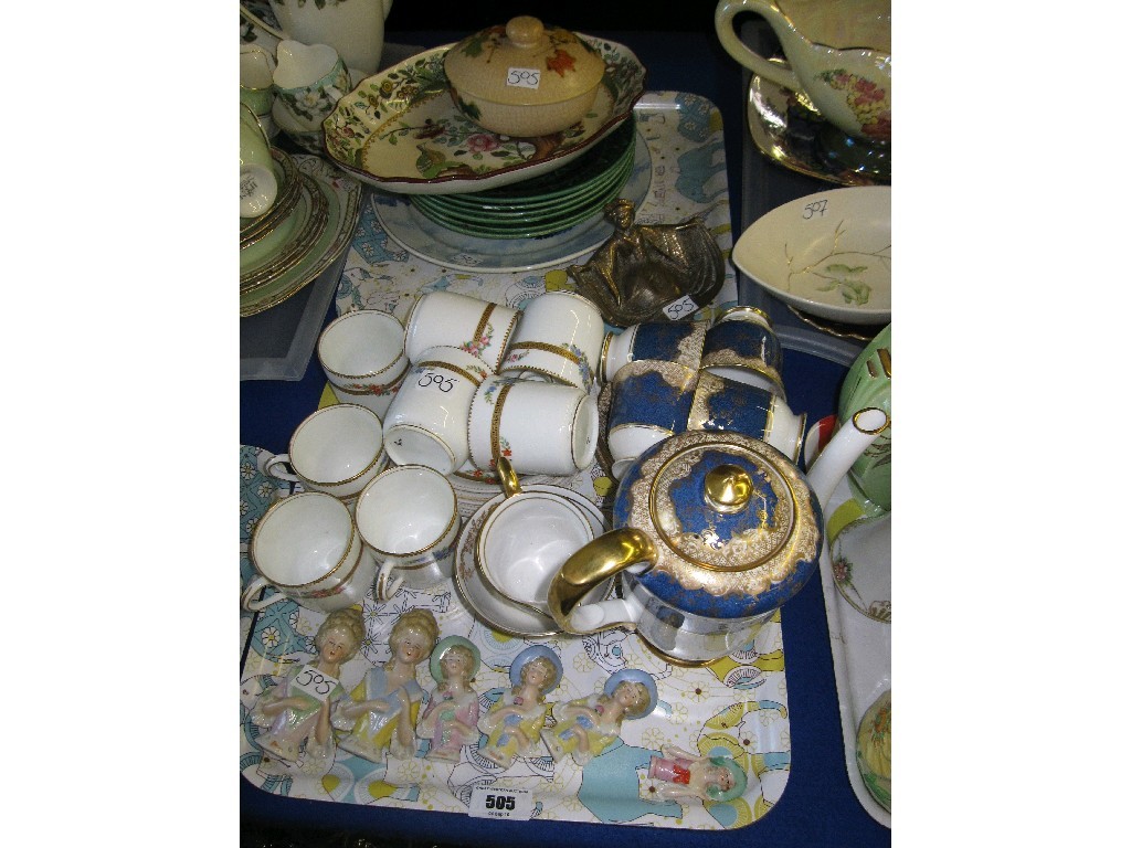 Appraisal: Lot comprising two trays of assorted ceramics to include Spode