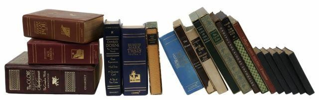 Appraisal: lot of Classic literature library shelf books highlights include one