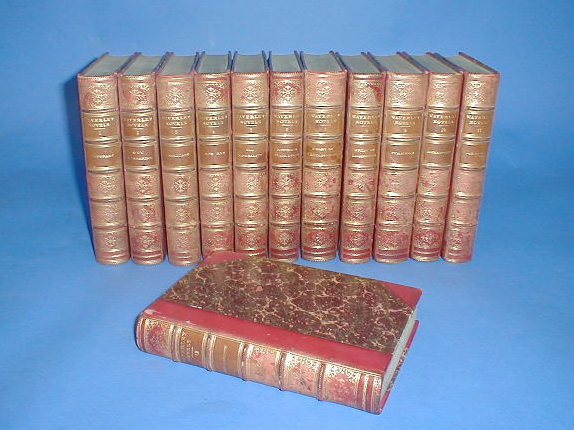 Appraisal: Scott Walker Waverley Novels Adams and Charles black vols red