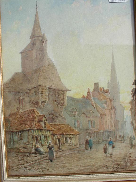 Appraisal: Pierre Le Bouef St Pierre Contances Tin Chebray a pair