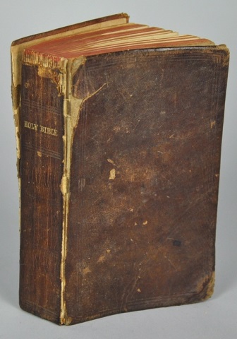 Appraisal: Named Confederate Officer's Bible th VA Inf Holy Bible by