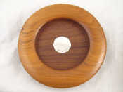 Appraisal: A turned hardwood decanter coaster stamped Linley for David Linley