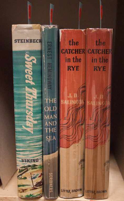 Appraisal: American Literature Three titles with a duplicate by John Steinbeck