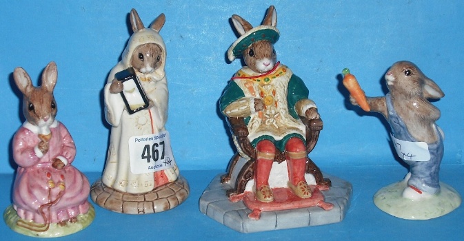 Appraisal: Royal Doulton Bunnykins Figures Polly DB Mothers Day DB Henry