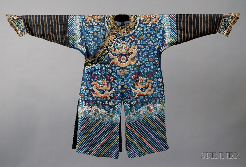 Appraisal: Dragon Robe China late th century gauze weave summer robe